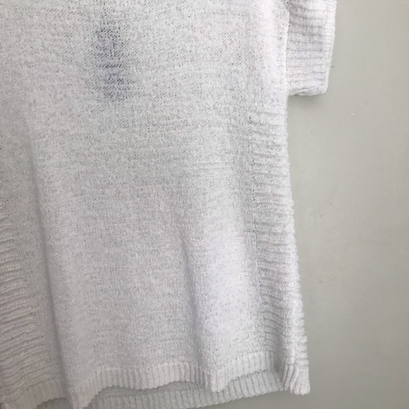 Cable & Gauge XLarge White Sleeveless Sweater - Picture 3 of 7